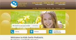 Desktop Screenshot of kidssmileonline.com